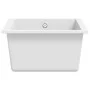 Küchenspüle mit Überlauf aus weißem Granit von vidaXL, Sinkt - Ref: Foro24-147076, Preis: 168,52 €, Rabatt: %