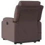 Silla de masaje reclinable de pie de tela marrón oscuro de , Sillones - Ref: Foro24-3204997, Precio: 326,45 €, Descuento: %