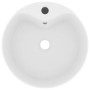 Lavabo lujo con rebosadero cerámica blanco mate 36x13 cm de vidaXL, Lavabos - Ref: Foro24-147031, Precio: 78,15 €, Descuento: %