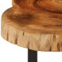 Mesa de centro de madera de acacia maciza 60x55x25 cm en Mesas de centro | Comprar online en Foru.es