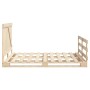 Estructura de cama con cabecero madera maciza pino 160x200 cm de , Camas y somieres - Ref: Foro24-3281559, Precio: 236,30 €, ...