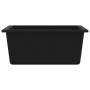 Fregadero de cocina con rebosadero granito negro de vidaXL, Fregaderos - Ref: Foro24-147073, Precio: 165,87 €, Descuento: %