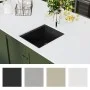 Kitchen sink with black granite overflow by vidaXL, Sinks - Ref: Foro24-147073, Price: 163,36 €, Discount: %