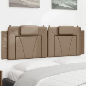 Cabecero de cama acolchado cuero sintético capuchino 160 cm de , Cabeceros y pies de cama - Ref: Foro24-374801, Precio: 53,74...