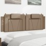 Cabecero de cama acolchado cuero sintético capuchino 160 cm de , Cabeceros y pies de cama - Ref: Foro24-374801, Precio: 53,74...