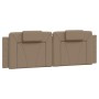 Cabecero de cama acolchado cuero sintético capuchino 160 cm de , Cabeceros y pies de cama - Ref: Foro24-374801, Precio: 53,74...