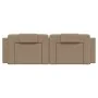 Padded headboard in synthetic leather, cappuccino color, 160 cm. by , Headboards and footboards - Ref: Foro24-374801, Price: ...