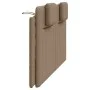 Padded headboard in synthetic leather, cappuccino color, 160 cm. by , Headboards and footboards - Ref: Foro24-374801, Price: ...