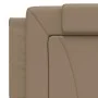 Padded headboard in synthetic leather, cappuccino color, 160 cm. by , Headboards and footboards - Ref: Foro24-374801, Price: ...