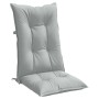 Cojines para silla respaldo alto 2 uds tela gris claro melange de , Cojines para sillas y sofás - Ref: Foro24-4002346, Precio...