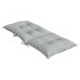 Cojines para silla respaldo alto 2 uds tela gris claro melange de , Cojines para sillas y sofás - Ref: Foro24-4002346, Precio...