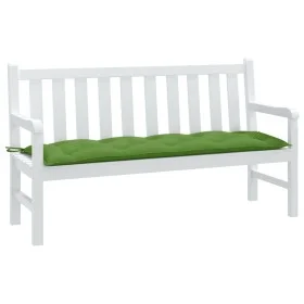 Cojín para banco de jardín tela verde melange 150x50x7 cm de , Cojines para sillas y sofás - Ref: Foro24-4002558, Precio: 31,...