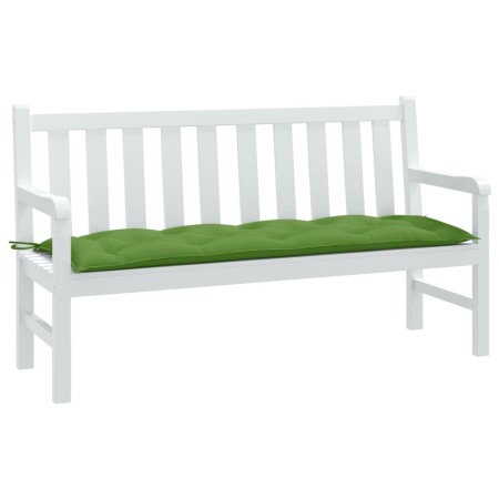 Cojín para banco de jardín tela verde melange 150x50x7 cm de , Cojines para sillas y sofás - Ref: Foro24-4002558, Precio: 39,...