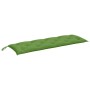 Cojín para banco de jardín tela verde melange 150x50x7 cm de , Cojines para sillas y sofás - Ref: Foro24-4002558, Precio: 39,...