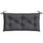 Cojines banco jardín 2 uds tela antracita melange 100x50x7 cm de , Cojines para sillas y sofás - Ref: Foro24-4002585, Precio:...