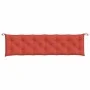 Cojines para banco jardín 2 uds tela rojo melange 200x50x7 cm de , Cojines para sillas y sofás - Ref: Foro24-4002636, Precio:...