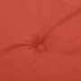 Cojines para banco jardín 2 uds tela rojo melange 200x50x7 cm de , Cojines para sillas y sofás - Ref: Foro24-4002636, Precio:...