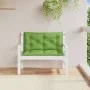 Cojines para banco jardín 2 uds tela verde melange 100x50x7 cm de , Cojines para sillas y sofás - Ref: Foro24-4002591, Precio...