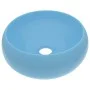 Mattes hellblaues rundes Luxuswaschbecken aus Keramik 40x15 cm von vidaXL, Sinkt - Ref: Foro24-147000, Preis: 76,35 €, Rabatt: %