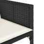 Set de comedor de jardín 9 pzas y cojines ratán sintético negro de , Conjuntos de jardín - Ref: Foro24-3278141, Precio: 412,8...