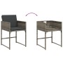 Set de comedor de jardín 11 pzas y cojines ratán sintético gris de , Conjuntos de jardín - Ref: Foro24-3278155, Precio: 558,3...