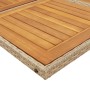 Set comedor de jardín 11 pzas con cojines ratán sintético beige de , Conjuntos de jardín - Ref: Foro24-3277743, Precio: 726,3...