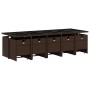 Set comedor de jardín y cojines 15 pzas ratán sintético marrón de , Conjuntos de jardín - Ref: Foro24-3277760, Precio: 941,99...