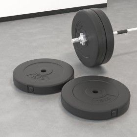 Discos de pesas 2 uds 30 kg cemento de vidaXL, Peso libre - Ref: Foro24-93598, Precio: 89,08 €, Descuento: %