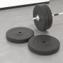 Discos de pesas 2 uds 30 kg cemento de vidaXL, Peso libre - Ref: Foro24-93598, Precio: 89,08 €, Descuento: %