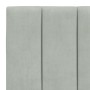 Cama con colchón terciopelo gris claro 90x200 cm de , Camas y somieres - Ref: Foro24-3208574, Precio: 265,47 €, Descuento: %