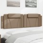 Cabecero de cama acolchado cuero sintético capuchino 180 cm de , Cabeceros y pies de cama - Ref: Foro24-374808, Precio: 66,34...