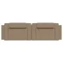 Padded headboard in synthetic cappuccino leather, 180 cm. by , Headboards and footboards - Ref: Foro24-374808, Price: 62,76 €...