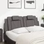 Padded headboard in gray synthetic leather 140 cm by , Headboards and footboards - Ref: Foro24-374793, Price: 49,34 €, Discou...