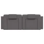 Padded headboard in gray synthetic leather 140 cm by , Headboards and footboards - Ref: Foro24-374793, Price: 49,34 €, Discou...