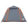 Tienda de campaña iglú 4 personas apertura rápida gris/naranja de , Tiendas de campaña - Ref: Foro24-4004145, Precio: 109,46 ...
