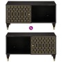 Mesa de centro de madera maciza de mango 80x50x40 cm de , Mesas de centro - Ref: Foro24-358324, Precio: 64,25 €, Descuento: %