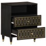 Mesita de noche madera maciza de mango 50x33x60 cm de , Mesitas de noche - Ref: Foro24-358330, Precio: 65,01 €, Descuento: %