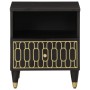 Mesita de noche de madera maciza de mango 40x33x46 cm de , Mesitas de noche - Ref: Foro24-358326, Precio: 40,21 €, Descuento: %