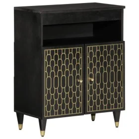 Armario auxiliar madera maciza de mango 60x33x75 cm de , Aparadores - Ref: Foro24-358345, Precio: 77,08 €, Descuento: %