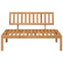 Sofá central de palets para jardín madera maciza de acacia de , Sofás de exterior - Ref: Foro24-365845, Precio: 139,54 €, Des...