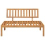 Sofá central de palets para jardín madera maciza de acacia de , Sofás de exterior - Ref: Foro24-365845, Precio: 139,54 €, Des...