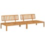 Sofás centrales palets de jardín 2 uds madera maciza de acacia de , Sofás de exterior - Ref: Foro24-365847, Precio: 276,81 €,...