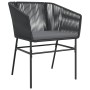 Sillones de jardín con cojines 2 uds ratán sintético negro de , Sillas de jardín - Ref: Foro24-369102, Precio: 137,40 €, Desc...