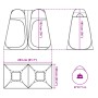 Tienda de privacidad pop-up impermeable gris y naranja de , Tiendas de campaña - Ref: Foro24-4004139, Precio: 98,78 €, Descue...
