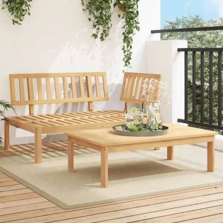 Set de sofás de palets de jardín 2 pzas madera maciza de acacia de , Sofás de exterior - Ref: Foro24-365853, Precio: 192,55 €...