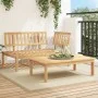 Set de sofás de palets de jardín 2 pzas madera maciza de acacia de , Sofás de exterior - Ref: Foro24-365853, Precio: 192,55 €...