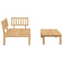 Set de sofás de palets de jardín 2 pzas madera maciza de acacia de , Sofás de exterior - Ref: Foro24-365853, Precio: 195,40 €...