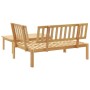 Set de sofás de palets de jardín 2 pzas madera maciza de acacia de , Sofás de exterior - Ref: Foro24-365853, Precio: 195,40 €...