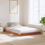 Estructura de cama madera maciza pino marrón cera 120x190 cm de , Camas y somieres - Ref: Foro24-847156, Precio: 86,65 €, Des...