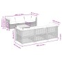 Set de sofás de jardín 7 pzas con cojines ratán sintético gris de , Conjuntos de jardín - Ref: Foro24-3261741, Precio: 603,06...